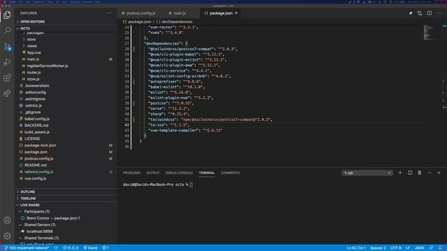 Building Octo - Episode 10 | Migrating from Bootstrap to TailwindCSS w/ Brent смотреть онлайн