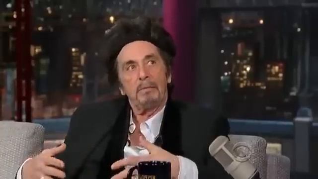 Al Pacino Interview On David Letterman - 2013