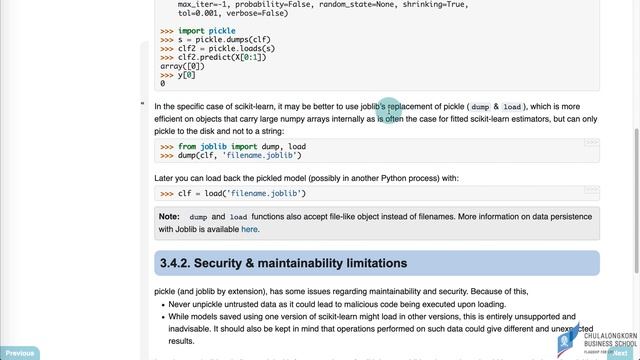 สอน Machine Learning: การ dump(save)/load sklearn model ไปเป็นไฟล์ด้วย (Model persistence) смотреть онлайн