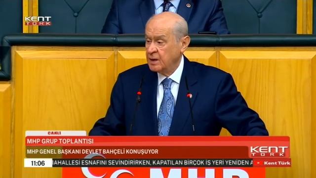 MHP Genel Başkanı Devlet Bahçeli Partisinin Grup Toplantısında Konuşuyor смотреть онлайн