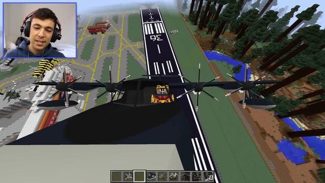 Minecraft PLANE MOD / FLY HELICOPTER, PLANE & TANK!! Minecraft смотреть онлайн