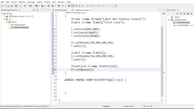 Java Swing Basics | Day 2 | JSwing Tutorial | By Thamizh #javaswing смотреть онлайн