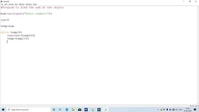 13. Sum of Digits Program in Python || Python Tutorial for Beginners by Hifzur Rahman смотреть онлайн