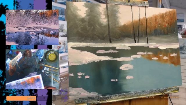 ? ХуДоЖнИкИ | Картина маслом | Ранняя весна | Рисуем вместе, легко | Александр Григорьев смотреть онлайн