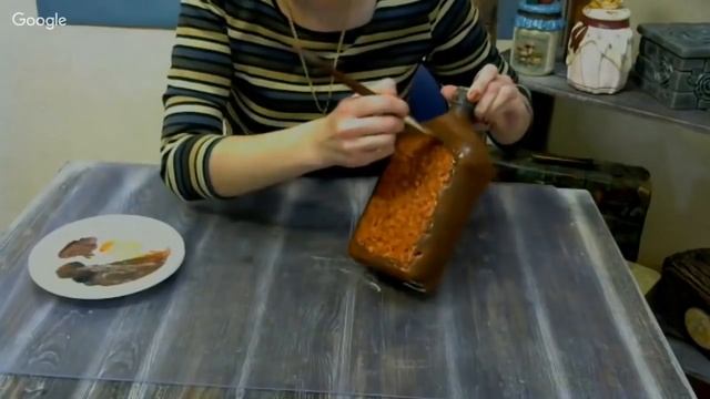 Зоя Меркулова. Хлеб отрубной? Декорирование бутылки.16 02 2018г смотреть онлайн