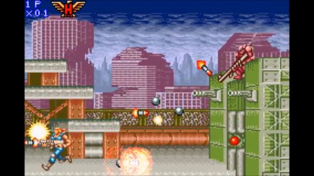 Contra Advance- The Alien Wars EX (GBA)- Gameplay смотреть онлайн