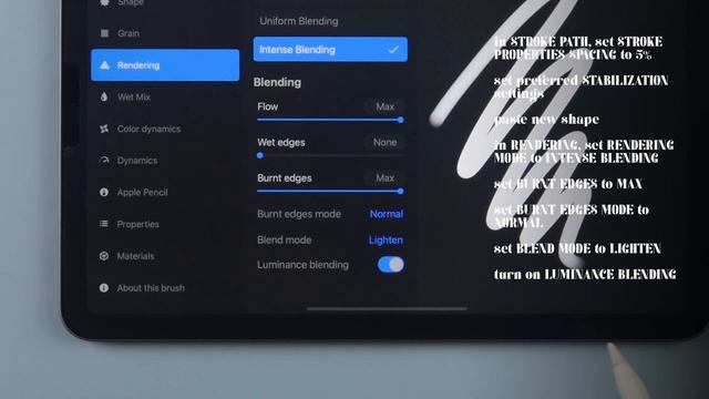 Create Blending 3D Brush in PROCREATE смотреть онлайн