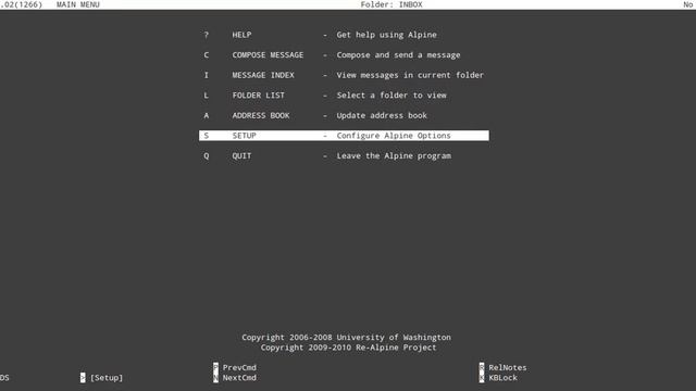 Alpine - CLI Linux Email Client смотреть онлайн