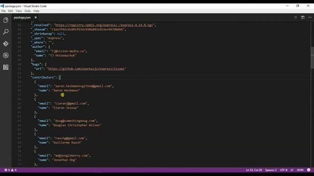 Node js Tutorial #3 - Understanding NPM and Package json file смотреть онлайн