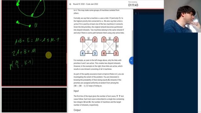 Google Code Jam 2022 Round 1C Screencast | Live-Coding & Commentary смотреть онлайн