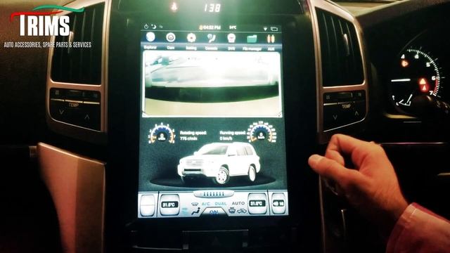 Land Cruiser Tesla Style Android Screen смотреть онлайн