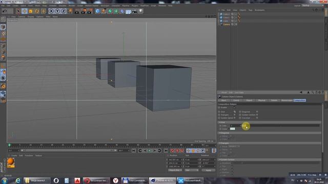 УРОК 08 Камеры в СИНЕМА 4Д / Camera In CINEMA 4D
