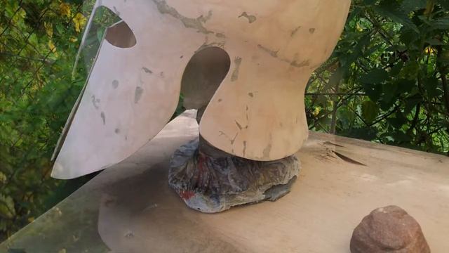 Pepakura Making Spartan(Corinthian) Helmet