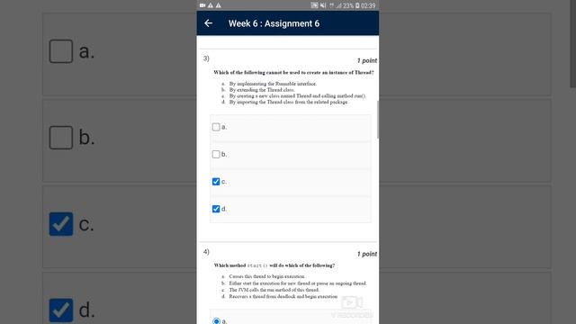 ??WEEK 6??100%?PROGRAMMING IN JAVA MCQ ASSIGNMENT SOLUTION ? смотреть онлайн