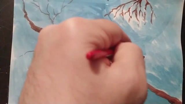 Як намалювати снігура. Малюнок снігура. Рисунок снегиря. смотреть онлайн