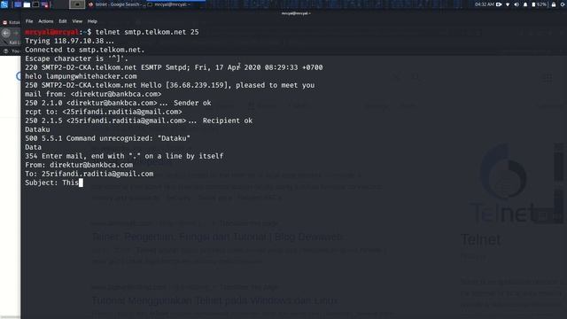 #Video13_SOCIAL ENGINEERING WITH KALI LINUX | TELNET | SMTP | WIRESHARK смотреть онлайн