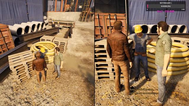 Девушка и парень бегут из тюрьмы. A way out. Полное прохождение 2. смотреть онлайн