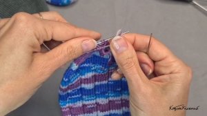 СШИВАЕМ МЫСОК носка ТРИКОТАЖНЫМ ШВОМ БЕЗ УГЛОВ