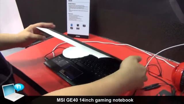 MSI GE40, 14inch gaming notebook смотреть онлайн