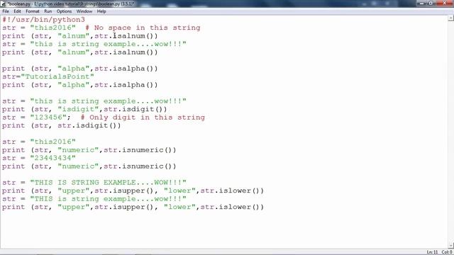 Python - String Boolean Function смотреть онлайн