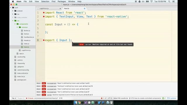 60 - Making Text Inputs From Scratch in React Native смотреть онлайн