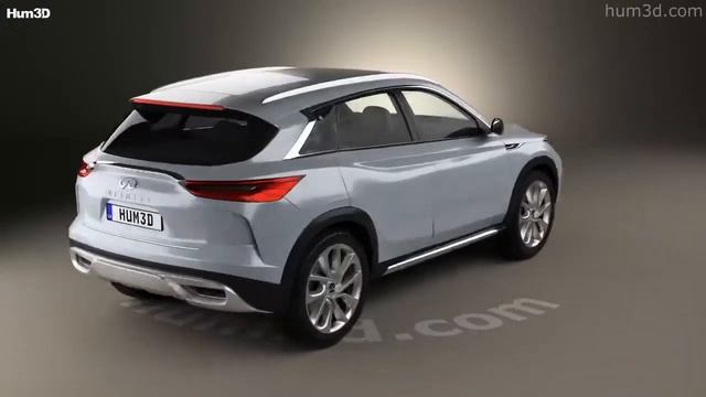 Infiniti QX 2016 3D model by Hum3D.com смотреть онлайн