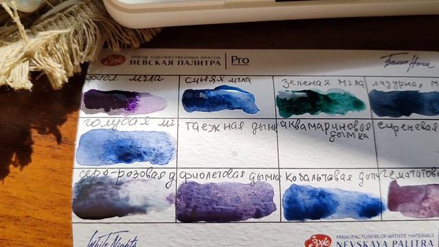 Акварель с грануляцией- какая она? Тестирую краски Белые ночи. Мои рисунки! смотреть онлайн