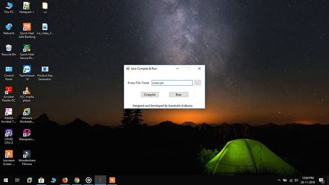 Java Program Compile & Run (Without Typing Commands) смотреть онлайн