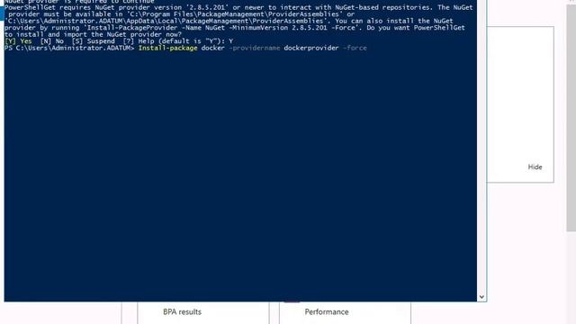 MOC 20740C - Module 6 - Exercise 1 - Installing Docker Enterprise Edition for Windows Server 2016 смотреть онлайн