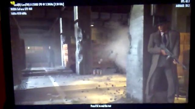 EVGA GTX460 MAFIA 2 BenchMark Max + PhysX HIGH смотреть онлайн