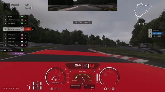 Gran Turismo 7 Manufacturers Cup Nurburgring 10 Laps 2023 2024 смотреть онлайн