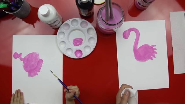 How To Paint A Flamingo смотреть онлайн