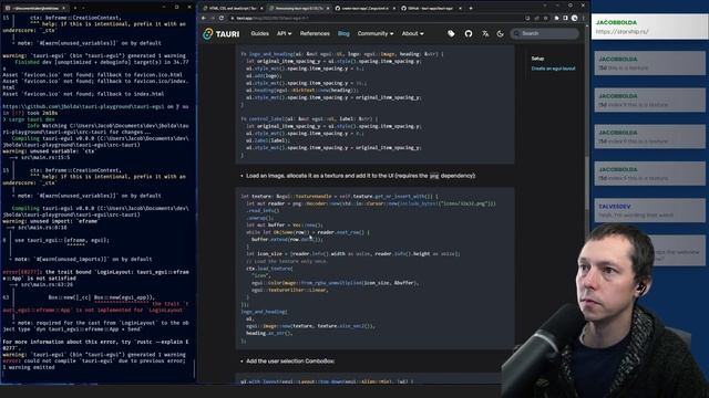 Tauri + EGUI, Immediate Mode GUI Desktop App In Rust смотреть онлайн
