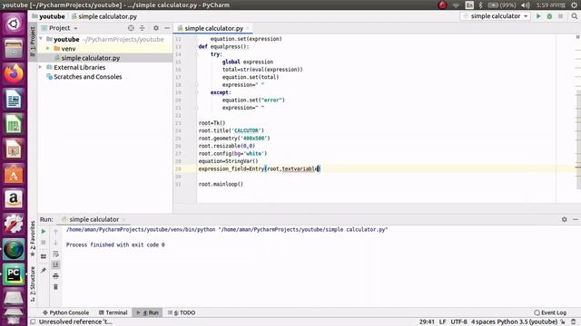 GUI CALCULATOR using python in 2019 very easy and simple. смотреть онлайн