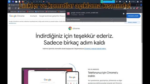 KALİ'YE CHROME NASIL KURULUR? | Kali Linux смотреть онлайн