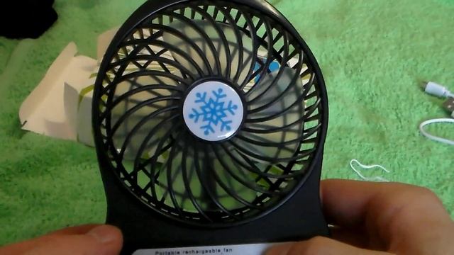 Распаковка + обзор на настольный мини вентилятор смотреть онлайн