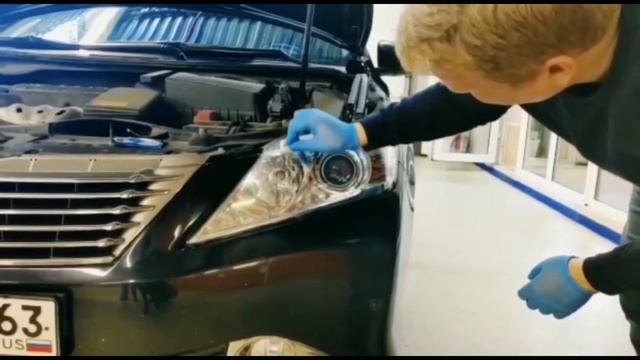 Полировка фар своими руками за 5 минут - DEFENDER ФАРА-ON смотреть онлайн