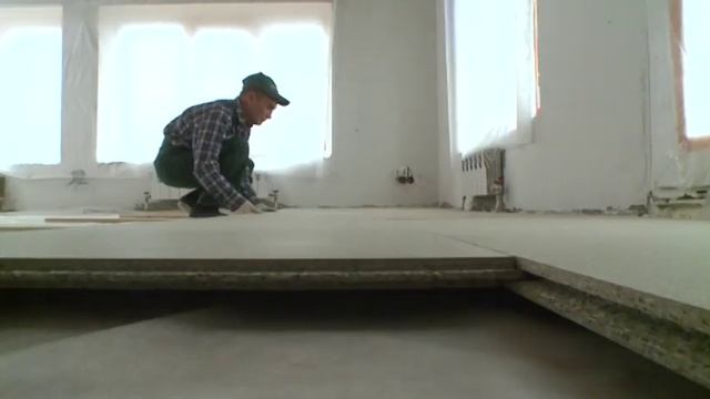 Ремонт столовой загородного дома с основой под чистовую отделку из ДСП QuickDeck смотреть онлайн