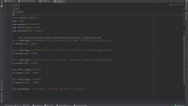 Python Basic Graphics User Interface with Tkinter #1 смотреть онлайн