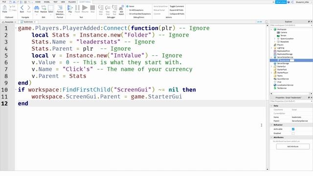 How to make a click gui Roblox studio смотреть онлайн
