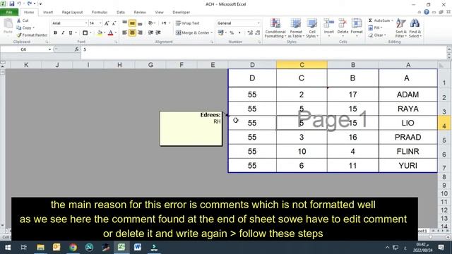 excel error solved ( can't shift objects off sheet ) смотреть онлайн