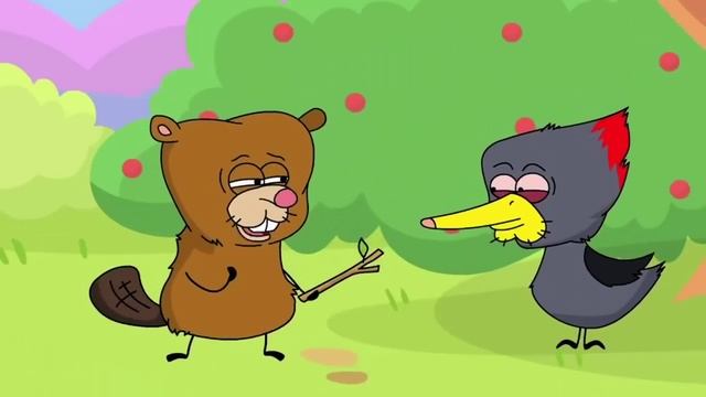 Лиса и бобер. Прикольный мультик про зверей. 18+ Мультфильм для ВЗРОСЛЫХ.mp4 смотреть онлайн