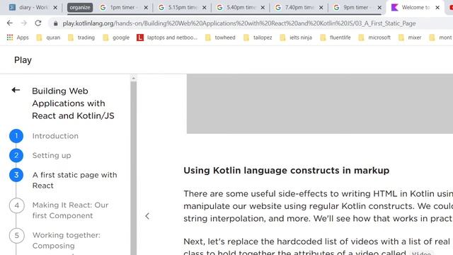 free teacher mute kotlin js A first static page with React смотреть онлайн