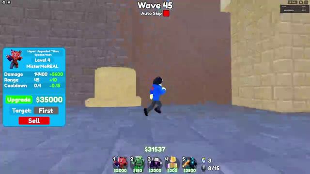 Играю в Toilet tower defense только с титанами 3.0 смотреть онлайн