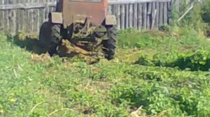 Измельчитель картофельной ботвы