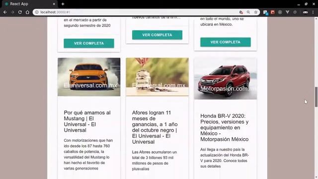 Demo React app de noticias top usando newsapi.org смотреть онлайн