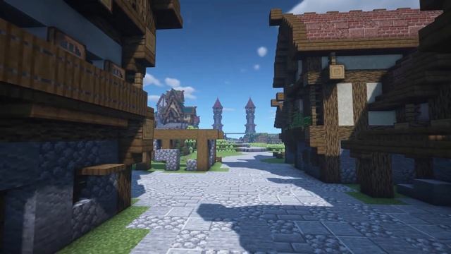СРЕДНЕВЕКОВЫЙ Город в Майнкрафт | Minecraft Строительство 1.16.4 смотреть онлайн