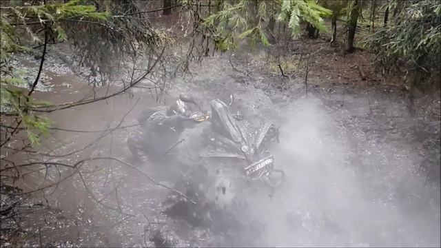 Нет воды но есть грязь квадроциклы BRP CFMOTO POLARIS смотреть онлайн