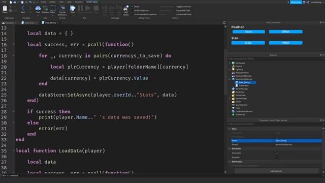 How to make a modular data saving system in Roblox Studio in 2021! смотреть онлайн
