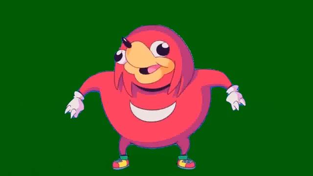 █ Knuckles in green background. Наклз на зеленом фоне █ смотреть онлайн